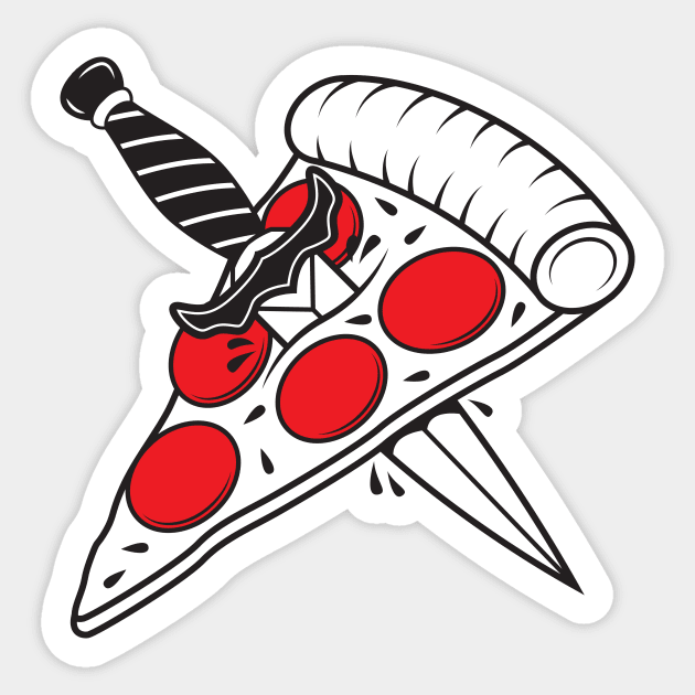 Pizza Tatt Sticker by Woah_Jonny